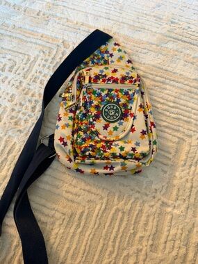 Bobo mini sling backpack crossbody colorful star print small travel